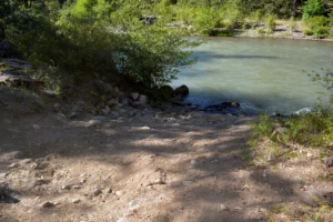 One Lane Boat Ramp